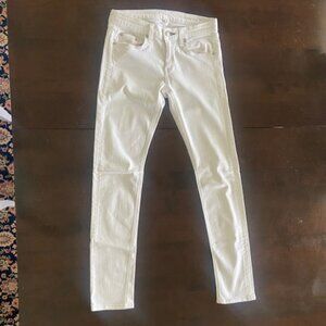 rag & bone White THE DRE Skinny Jeans in WHITE Size 24